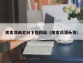 拉萨黑客漫画素材下载网站（黑客动漫头像）